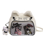 Cute Cat Plush shoulder bag
