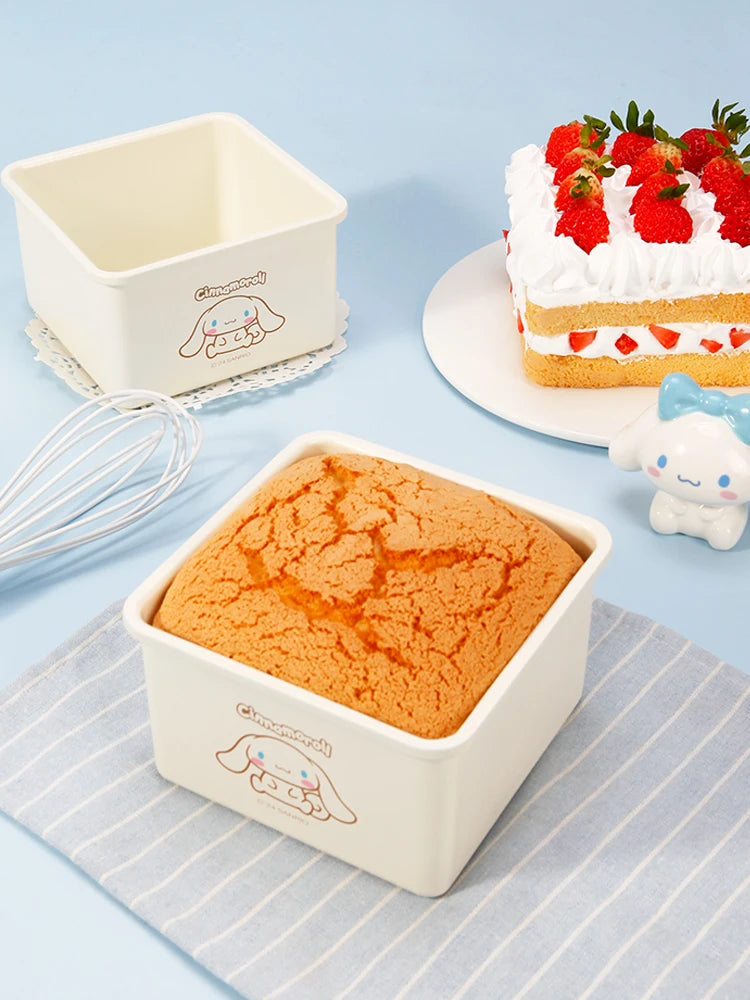 CHEFMADE Cinnamoroll Fyrkantig Bakform 5 tum – Non-Stick för Brownies & Kaka