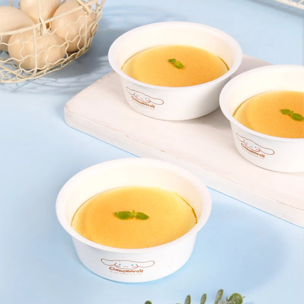 CHEFMADE Cinnamoroll 4-pack Mini Runda Kakformar 4" – Non-Stick för Kaka, Cheesecake & Bröd