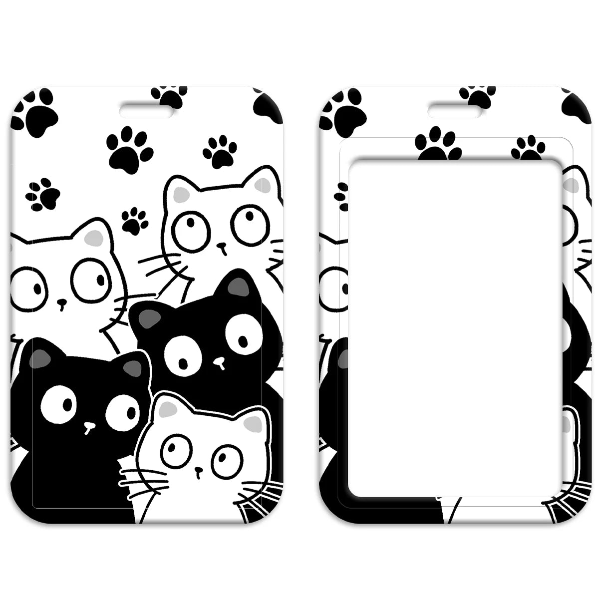 Cat Credential Holder With Lanyards
