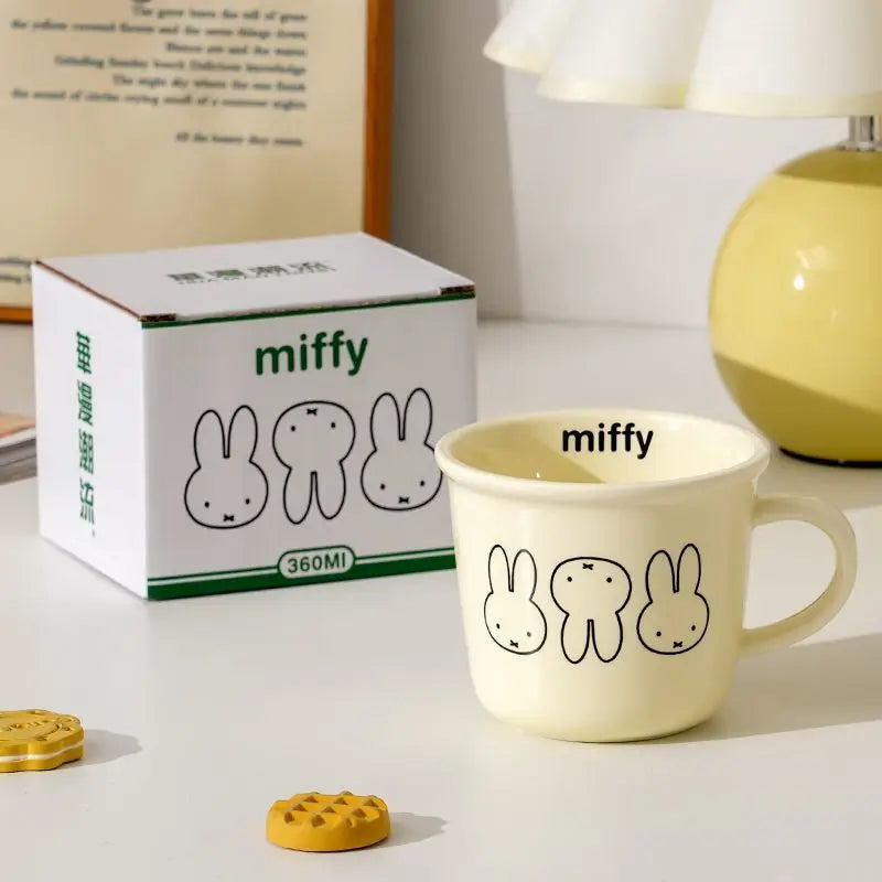 Miffy Heat-Resistant Material Ceramic Coffee Breakfast Cup