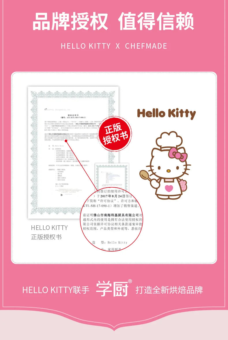 Hello Kitty & Cinnamoroll Ugnsvantar – Sanrio Kawaii Värmetåliga Baktillbehör 2-pack