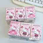 9PCS Sanrio Hello Kitty Portable Student Tissues Small Packet Portable Napkins Facial Tissues