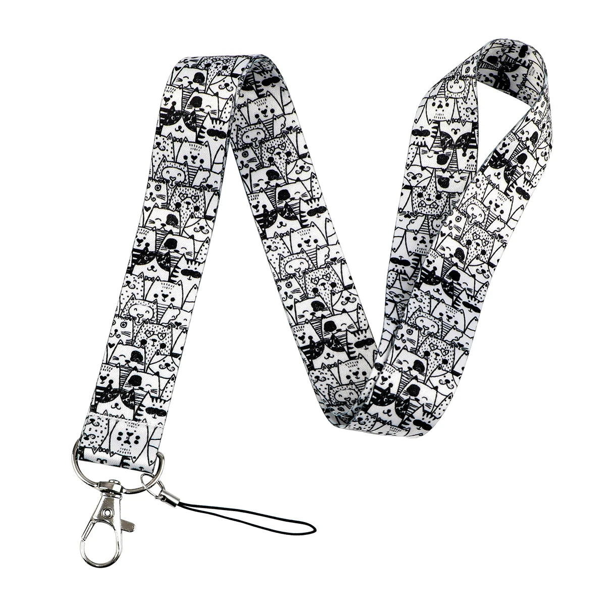 Cat Credential Holder With Lanyards