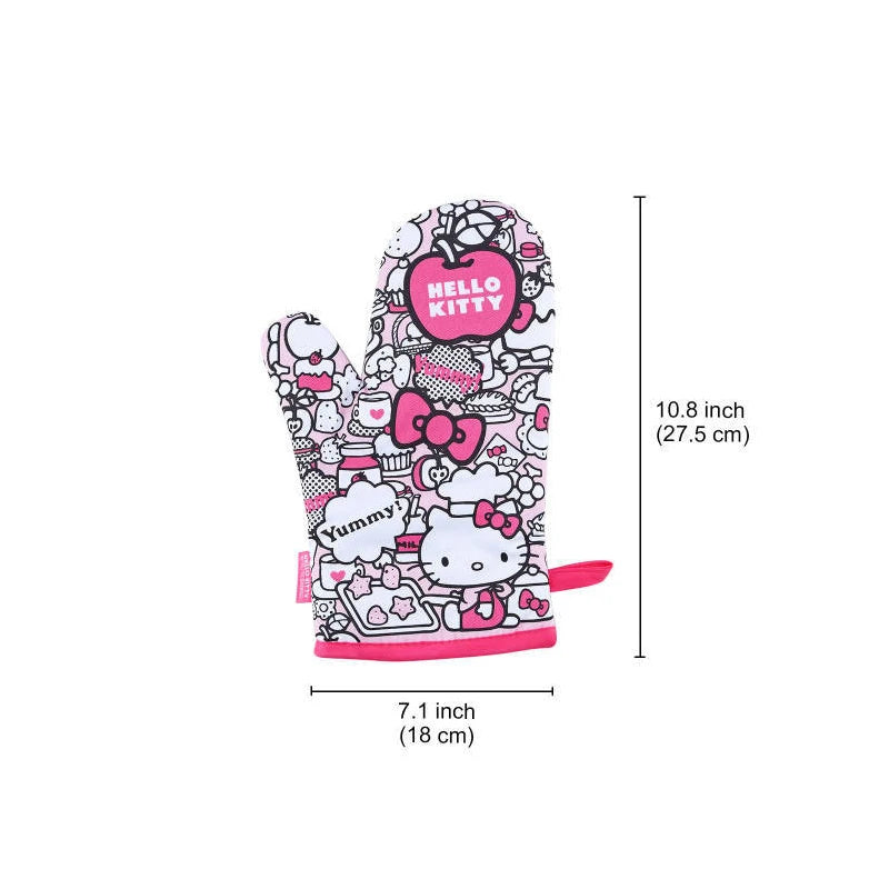 Hello Kitty & Cinnamoroll Ugnsvantar – Sanrio Kawaii Värmetåliga Baktillbehör 2-pack
