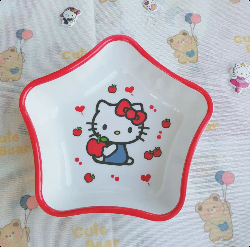 Sanrio Hello Kitty Star Shaped Bowl Container