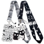 Cat Credential Holder With Lanyards