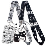 Cat Credential Holder With Lanyards