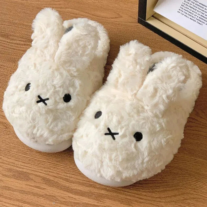 Miffy Plush Cotton Non-Slip Slippers