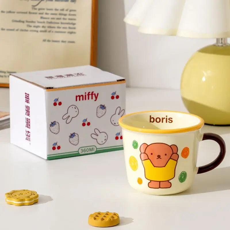 Miffy Heat-Resistant Material Ceramic Coffee Breakfast Cup