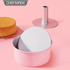 CHEFMADE 8" Hello Kitty Rund Kakform med 2 Utbytbara Bottnar – Läcksäker
