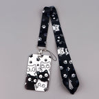 Cat Credential Holder With Lanyards
