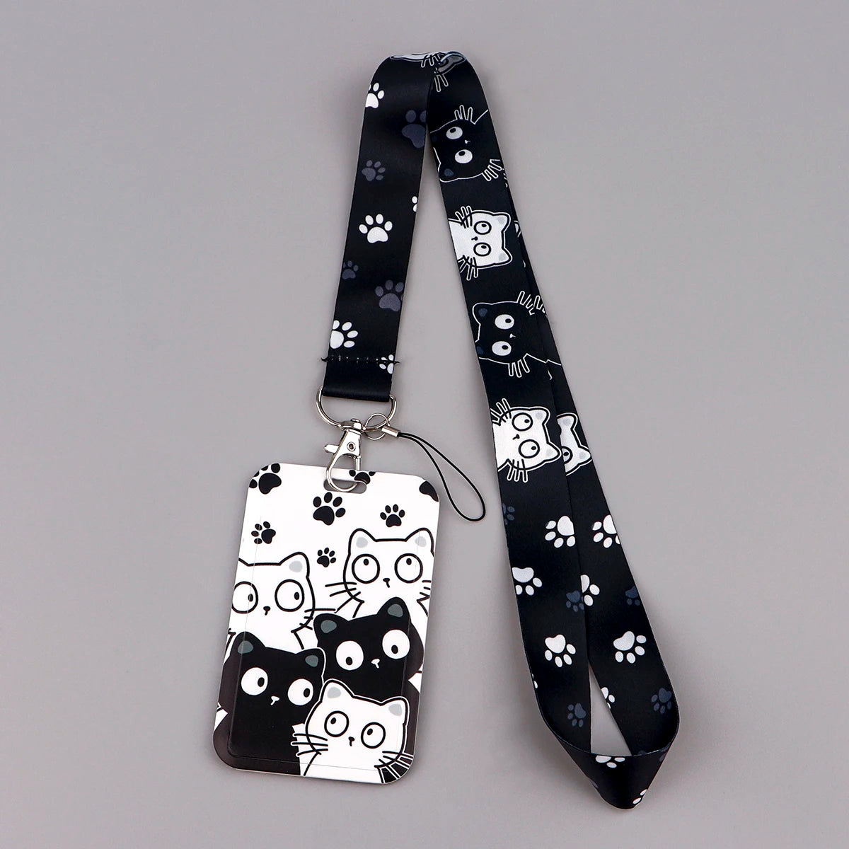 Cat Credential Holder With Lanyards