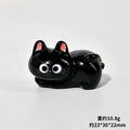 Black Cats Figurine Miniature Micro Landscape Resin Ornaments for Home Decorations