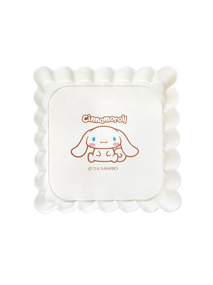 CHEFMADE Cinnamoroll Fyrkantiga Mini Tartformar – Non-Stick med Lyfbar Botten (1 eller 4-pack)