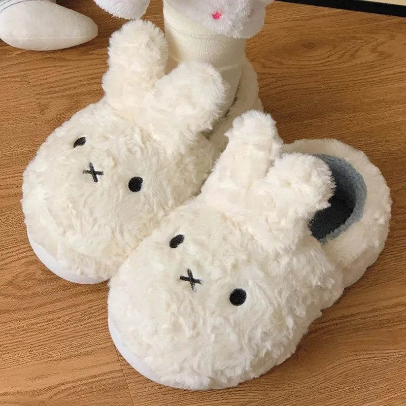 Miffy Plush Cotton Non-Slip Slippers