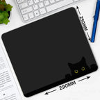 Kawaii Svart Kattunge Musmatta – Stor XXL Non-Slip för Gaming & Skrivbord