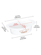 4-pack Mini Ovala Non-Stick Bakformar – för Cheesecake, Kaka & Bröd