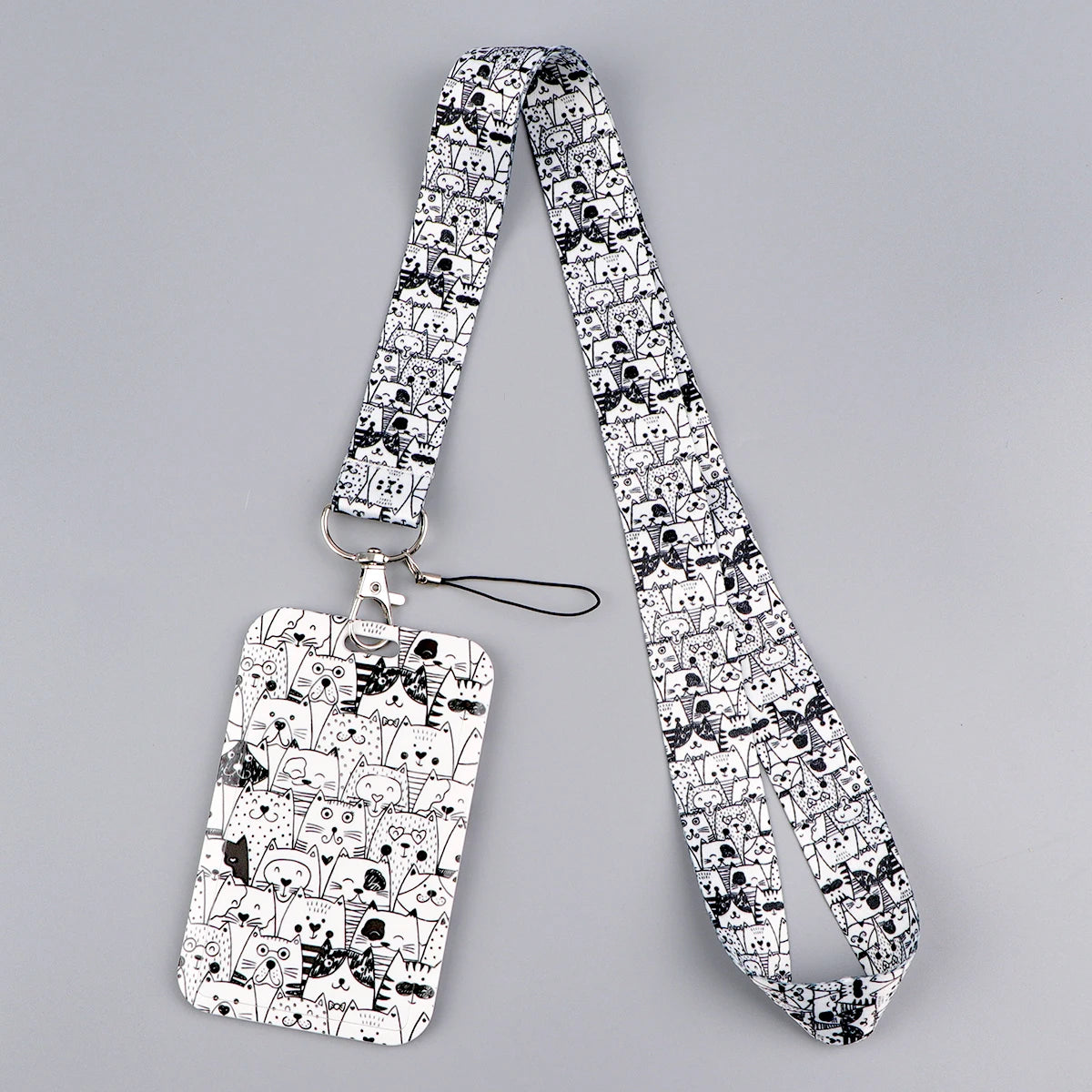 Cat Credential Holder With Lanyards