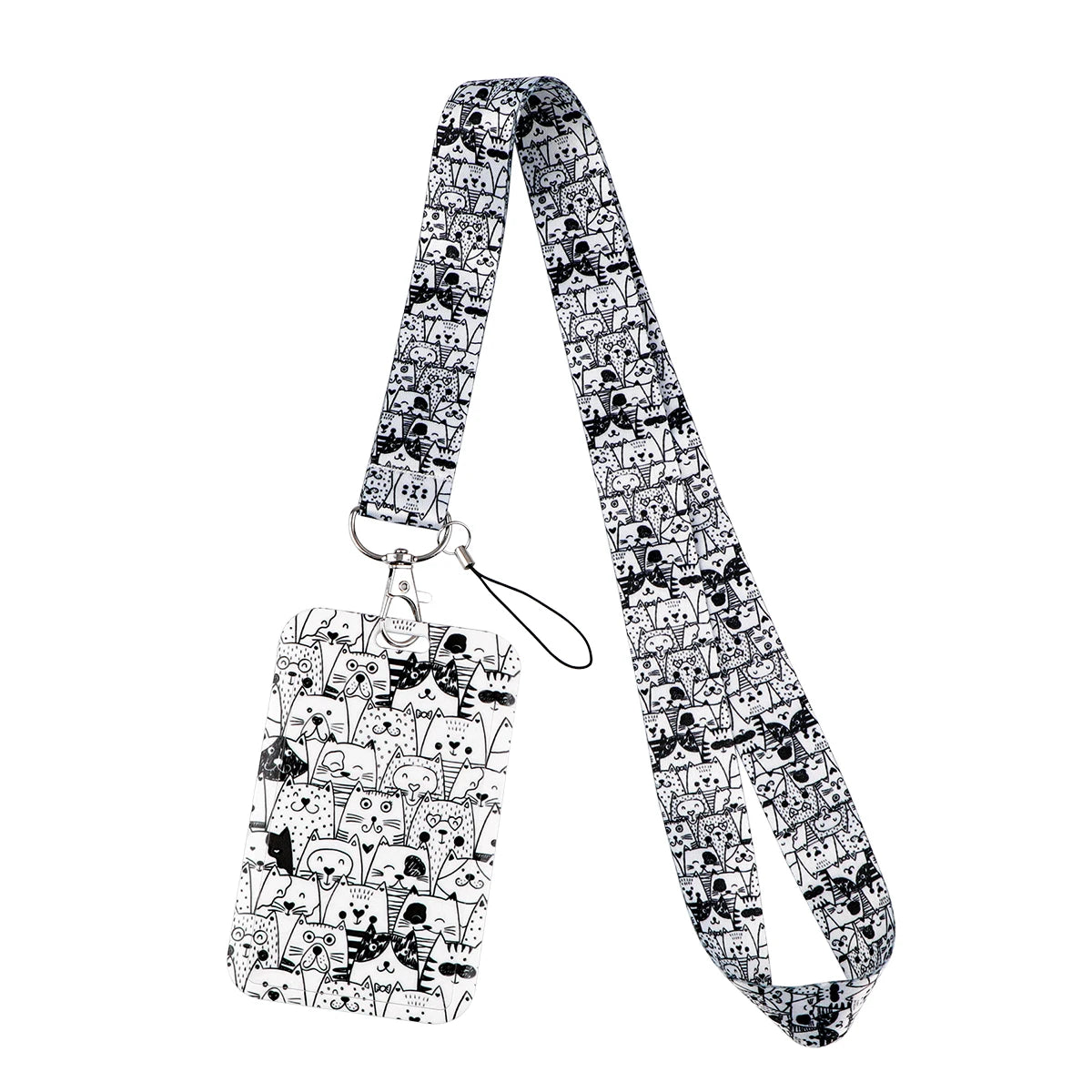 Cat Credential Holder With Lanyards