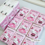 9PCS Sanrio Hello Kitty Portable Student Tissues Small Packet Portable Napkins Facial Tissues