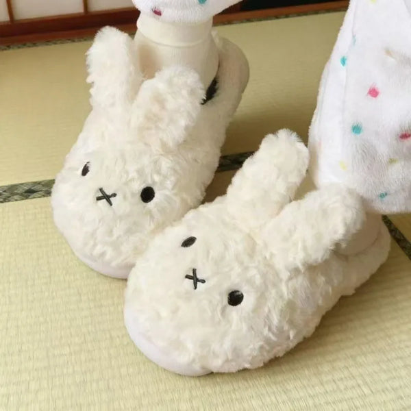 Miffy Plush Cotton Non-Slip Slippers