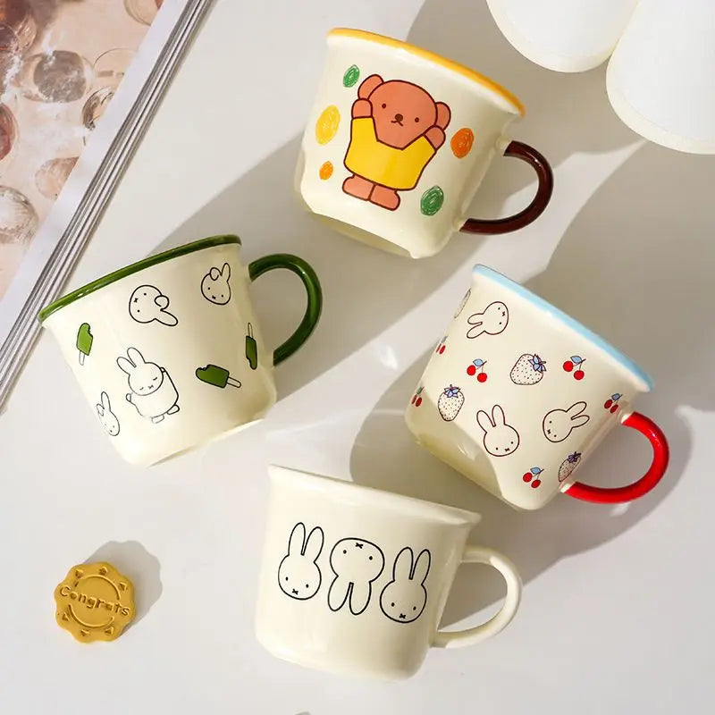 Miffy Heat-Resistant Material Ceramic Coffee Breakfast Cup