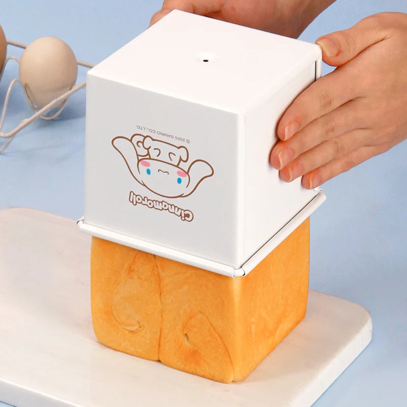 CHEFMADE 250g Cinnamoroll Fyrkantig Brödform med Lock – Non-Stick