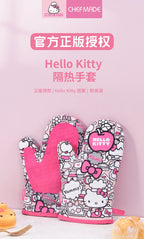 Hello Kitty & Cinnamoroll Ugnsvantar – Sanrio Kawaii Värmetåliga Baktillbehör 2-pack