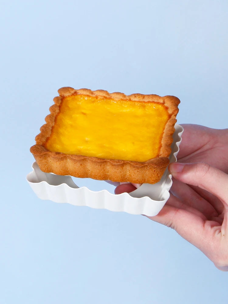 CHEFMADE Cinnamoroll Fyrkantiga Mini Tartformar – Non-Stick med Lyfbar Botten (1 eller 4-pack)