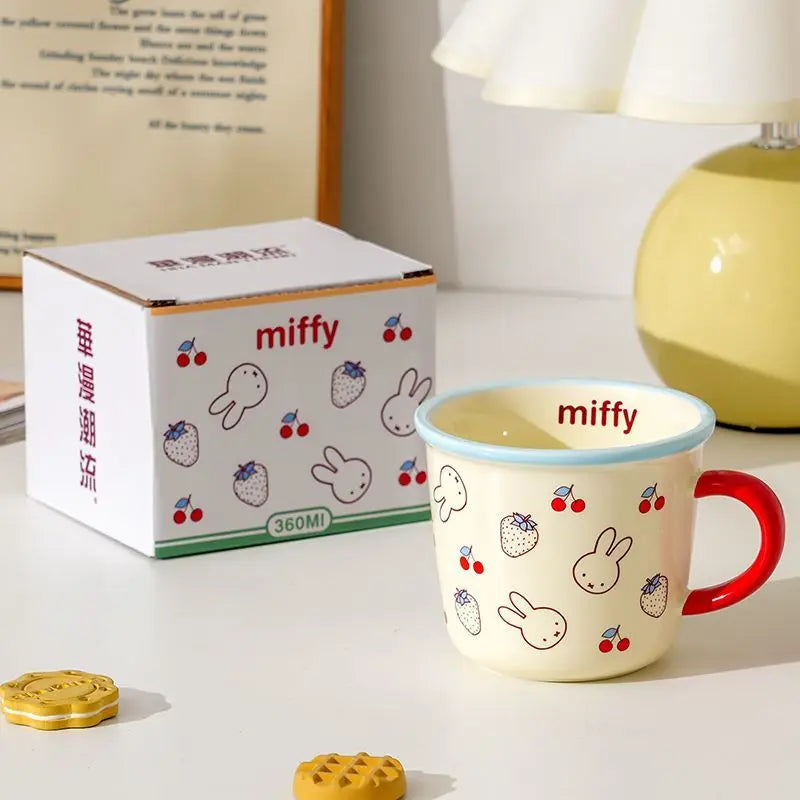 Miffy Heat-Resistant Material Ceramic Coffee Breakfast Cup