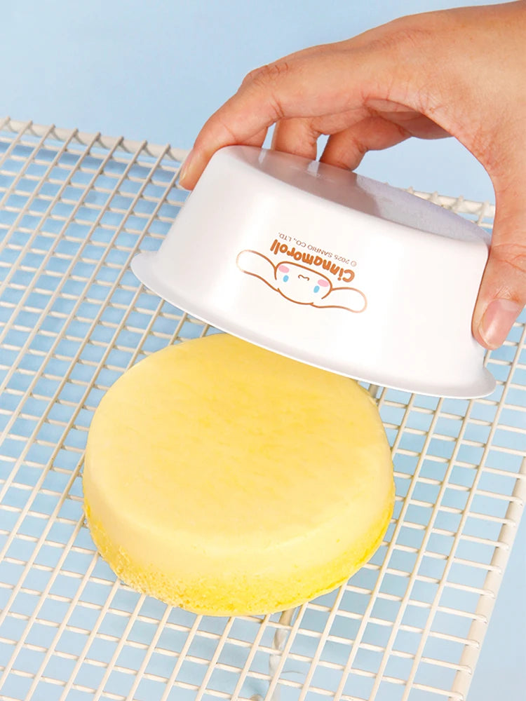 CHEFMADE Cinnamoroll 4-pack Mini Runda Kakformar 4" – Non-Stick för Kaka, Cheesecake & Bröd