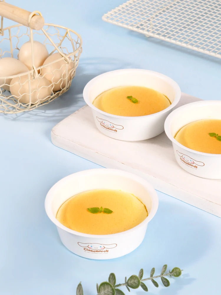 CHEFMADE Cinnamoroll 4-pack Mini Runda Kakformar 4" – Non-Stick för Kaka, Cheesecake & Bröd