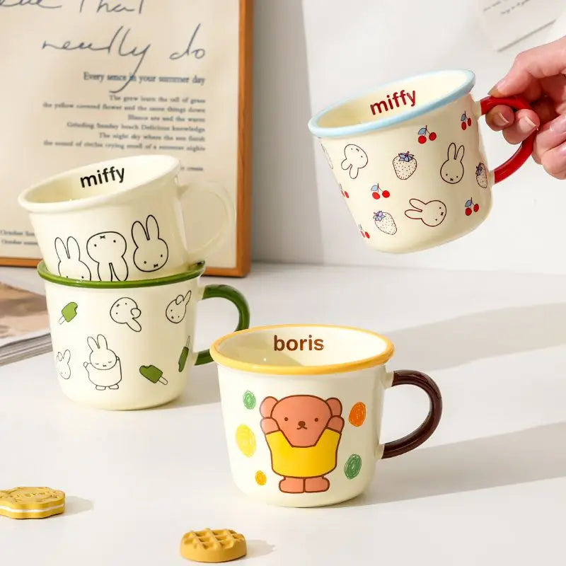 Miffy Heat-Resistant Material Ceramic Coffee Breakfast Cup